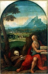 San Jerónimo de Benvenuto Tisi da Garofalo