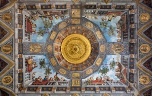 Bóveda de la Sala del Tesoro (fresco) de Benvenuto Tisi da Garofalo