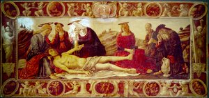 Entierro de Cristo (sobre tabla) de Benvenuto di Giovanni