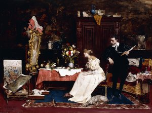 Presentando su retrato de Berci de Karlovszkyn