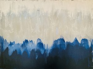 Abstracto azul brumoso