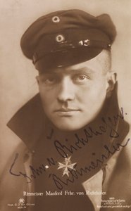 Retrato de Manfred von Richthofen de Berlin . Photo studio C. J.