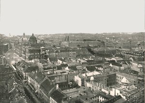 Panorama de la ciudad de Berlín, Alemania de Berlin Photographic Co