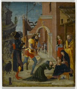 La adoración de los magos, c.1485-95