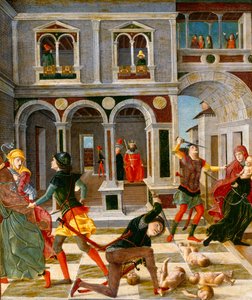 La masacre de los inocentes, mediados del siglo XV (temple sobre tabla)