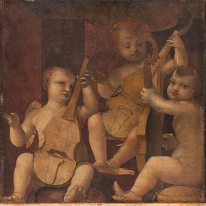 Ángeles músicos de Bernadino Zenale