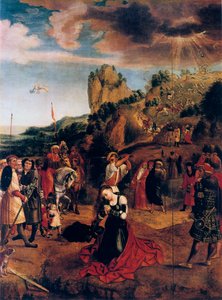 El martirio de Santa Catalina, siglo XVI de Bernard van Orley