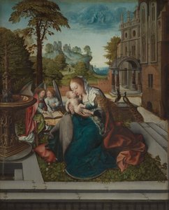 Virgen y Niño con Ángeles de Bernard van Orley