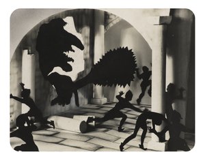 Figuras fantásticas, posiblemente años 1920