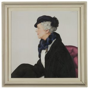 Retrato de Lady Mendl (1865-1950), de soltera Ella de Wolfe, llamada "Elsie" (óleo sobre lienzo)