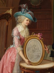 Detalle del retrato de la familia Villers