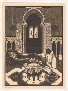 Mujer despierta de Bernard Essers (signed by artist)