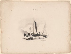 Barcos en la playa de Bernard Gaillot