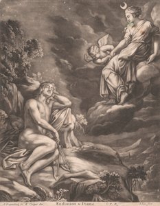 Endimión y Diana de Bernard Lens
