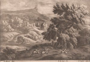 Paisaje con jinete