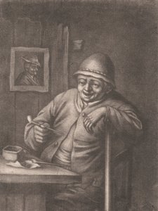 Hombre fumando de Bernard Lens
