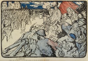 La barricada, ilustración de "L