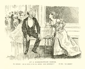En un baile de suscripción