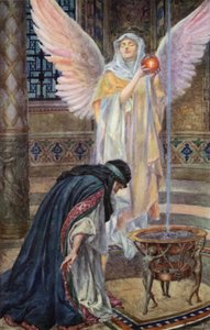Escena de Rabbi Ben Ezra de Robert Browning de Bernard Partridge