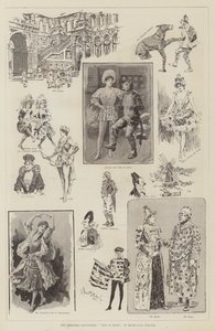 Las pantomimas de Navidad, El gato con botas, en el Teatro Drury-Lane de Bernard Partridge