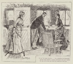 Las extrañas aventuras de una casa-barco, por William Black de Bernard Partridge
