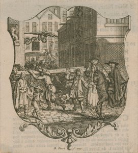 Una escena de Londres, 1720 de Bernard Picart