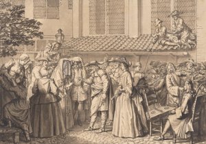 Boda entre los judíos de la Alta Alemania de Bernard Picart