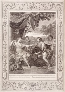 Meleagro presenta la cabeza del jabalí a Atalanta, 1731