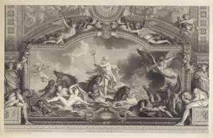 Neptuno calma las olas Quos Ego (título sobre objeto)