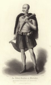 Retrato de un Abdul, Santon o Kalender de Bernard Picart