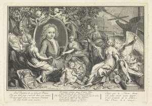 Retrato de Guillermo IV, Príncipe de Orange-Nassau de Bernard Picart