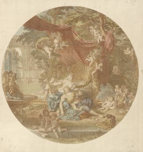 Rinaldo en Armida de Bernard Picart