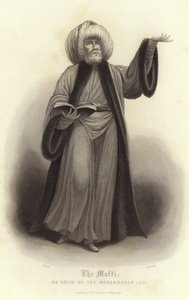 El Mufti o Jefe de la Ley Mahometana