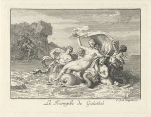 Triomf de Galatea El triunfo de Galathea (título sobre el objeto)