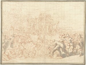 Mutilación de los cuerpos de los hermanos de Witt, 1672 de Bernard Picart