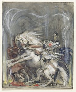 Jinete en caballo encabritado de Bernard Willem Wierink
