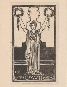 Mujer con túnica romana de Bernard Willem Wierink