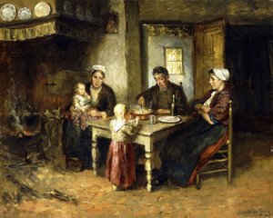 Cena de la tarde de Bernard de Hoog