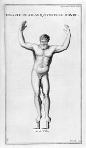Hércules que lleva el mundo, 1757 de Bernard de Montfaucon