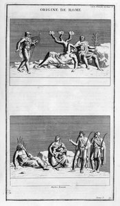 El origen de Roma, 1757 de Bernard de Montfaucon