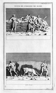 El origen de Roma, 1757 de Bernard de Montfaucon