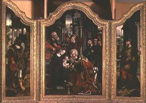 Adoración de los Magos de Bernard van Orley