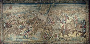 Episodio de la batalla de Pavía (1525) de Bernard van Orley