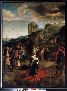 Le martyr de Sainte Catherine. (El martirio de Santa Catalina) - Peinture de Bernard van Orley (Barend, Barent, Bernaert van Brussel de Bernard van Orley