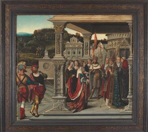 Santa Elena ante el Papa en Roma, ca 1510-1520
