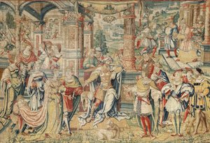 Serie de la Historia de David, c.1525 (seda y lana)