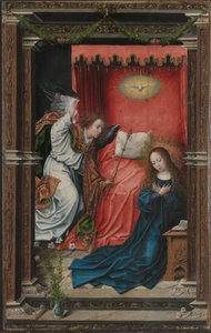 La Anunciación, c.1518 (óleo sobre tabla) de Bernard van Orley