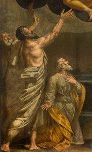Ábside, Retablo de Bernardino Gatti llamado Il Sojaro completado por Giovanni Battista Trotti llamado IL Malosso, Asunción de la Virgen de Bernardino Gatti