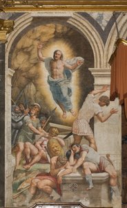 Contrafachada, Bernardino Gatti, Resurrección 1529