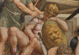 Contrafachada, Bernardino Gatti, Resurrección 1529, (detalle) de Bernardino Gatti